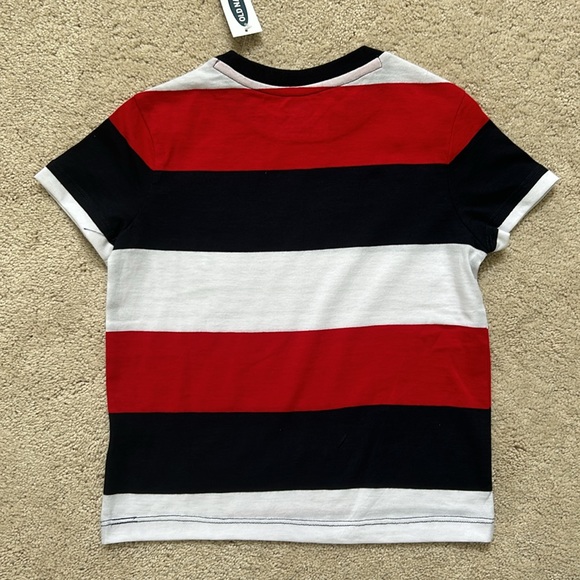 Old Navy | Red White Navy Tshirt | 4T - Picture 3 of 3